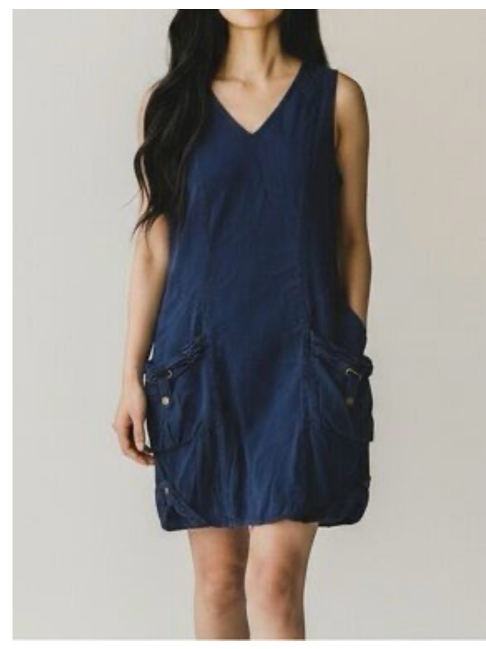 xcvi wearables penta dress navy blue